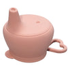 Food Grade Silicone Baby Feeding Mug with Lid, Fashion Infant Drinkware Sippy Cups for Toddlers & Kids with Straw