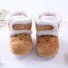 Baywell Winter Warm Fur Snow Boots Baby Booties Anti-slip Infant Boys Bootie Shoes 0-18 Month