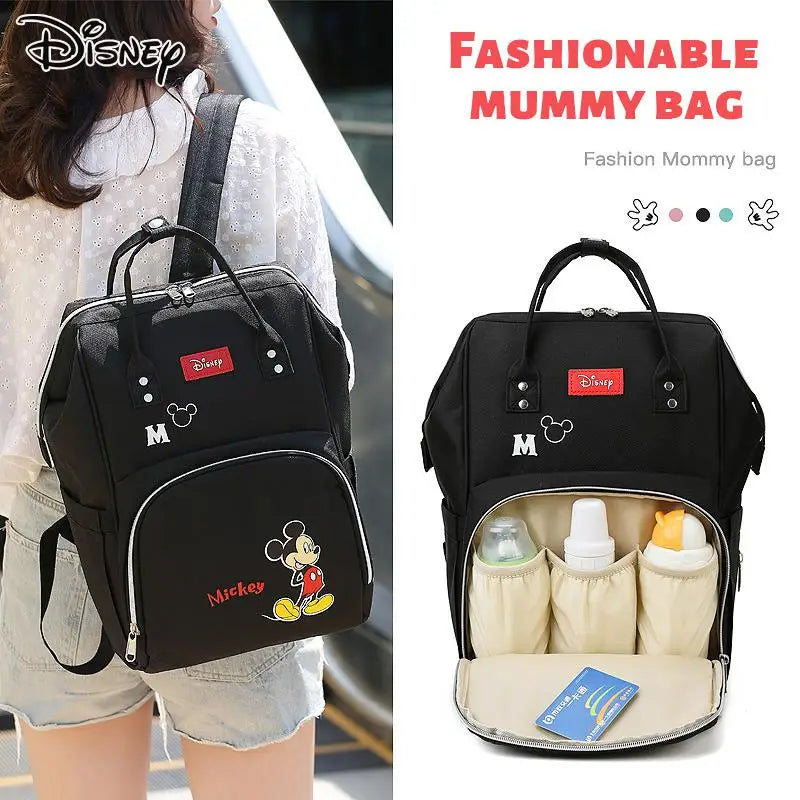 Disney Diaper Mummy Baby Bag Backpack – Multi-function Large Capacity Maternal and Child Bag for Pregnant Women, 2021 New Year Gift - Kidzy Market