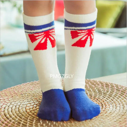 Baby Socks - Fox & Cat Animal Print Cartoon Knee-High Long Leg Warmers | Fashion Socks for Boys & Girls, Children’s Socks