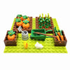 Farm Building Blocks Playset – Mini Animal Brick Set with 16x16 Baseplate (4.9 in / 12.5 cm) – Compatible with Classic Bricks