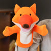 Plush Crow and Fox Hand Puppets, Soft Stuffed Cartoon Learning Toy for Kids