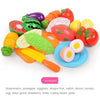 Kids Fruit Cutting Playset – 6/10/13/24-Piece Pretend Kitchen Cutting Fruits & Vegetables Educational Toy Set