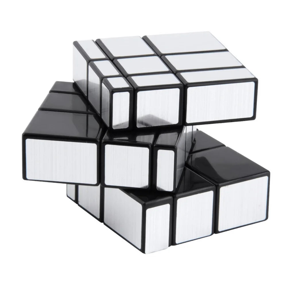 Neo Magic Mirror Cube 3x3x3, Gold & Silver Professional Speed Cube Puzzle, Educational Toy for Children & Adults, Gifts
