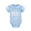 “I Had Boobs for Breakfast, What Did You Have?” Funny Baby Girl Romper – Newborn Baby Boy Clothes Jumpsuit