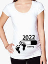See You Soon Summer Tees Women T-shirts Slim Maternity Funny Letter Tops O-Neck Pregnancy T-shirts for Pregnant Women
