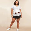 Summer Funny Cartoon Print Pregnancy T-Shirt | Maternity Tops | Plus-Size Short Sleeve for Pregnant Women | Hot Sale