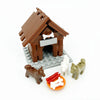 Farm Building Blocks Playset – Mini Animal Brick Set with 16x16 Baseplate (4.9 in / 12.5 cm) – Compatible with Classic Bricks