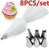 Disposable Pastry Bags with Icing Nozzles - Pastry Tips Set (Small, Medium, Large)