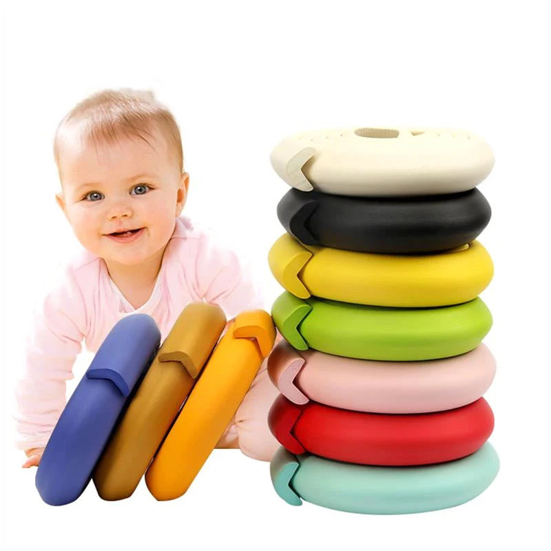 2M Soft Baby Safety Desk Table Edge Guard Strip Security L-Shaped Kids Protection Bumper Edge Angle Home Anti-Collision Strip