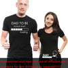 1pcs Mommy Daddy Loading Please Wait T-Shirt | Funny Couple Pregnancy Announcement Shirts | Plus Size Maternity T-Shirt | Family Clothes