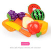 Kids Fruit Cutting Playset – 6/10/13/24-Piece Pretend Kitchen Cutting Fruits & Vegetables Educational Toy Set