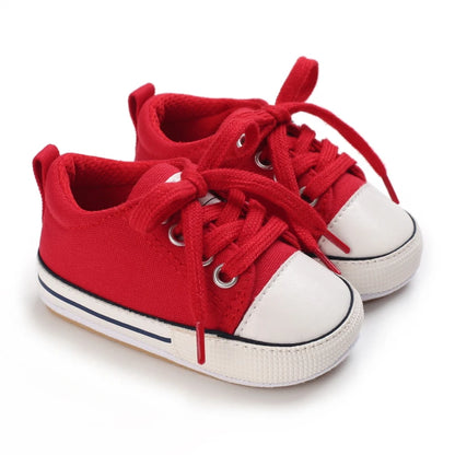 HAIZHIW Newborn Baby Boy & Girl Leather Shoes – Infant First Walkers, Non-Slip Rubber Toddler Retro Shoes (0-18M)