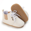 New Baby Shoes Retro Leather Boy Girl Multicolor Toddler Rubber Sole Anti-Slip First Walkers Infant Moccasins