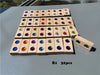 Kids Acrylic Sparkling Stones – Wooden Gemstone Street Blocks, Rainbow Crystal Diamond Bricks, Montessori Building Play Toy
