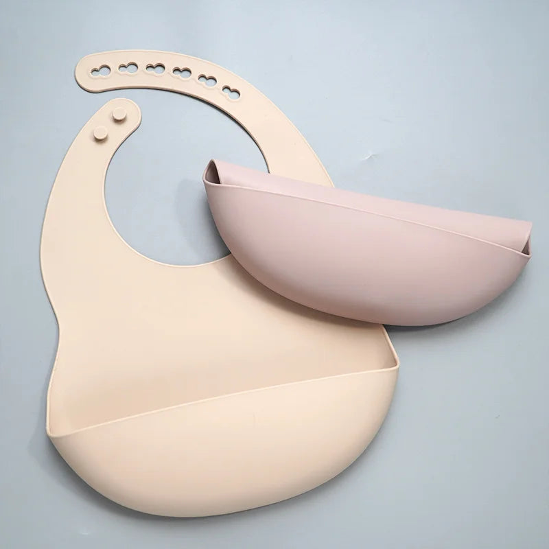 Muslinlife Newborn Baby Silicone Feeding Bibs | Waterproof Toddler Breakfast Tableware | Baby Feeding Bibs for Toddlers - Kidzy Market