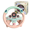 Electronic Simulation Steering Wheel with Light and Sound Early Education Puzzle Co-Pilot Sports Car Toy Boy Gift