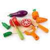 Wooden Pretend Play Kitchen Cutting Fruit and Vegetable Set – Montessori Educational Toy for Kids