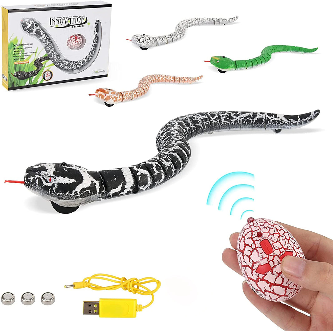 Realistic RC Snake Toy – Remote Control Simulated Viper for Halloween Kids Gift