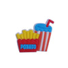 Cute Food & Fruit PVC Shoe Charm – Single 1-Piece Shoe, Backpack & Wristband Decoration (Approx. 2–3 cm / 0.8–1.2 in)
