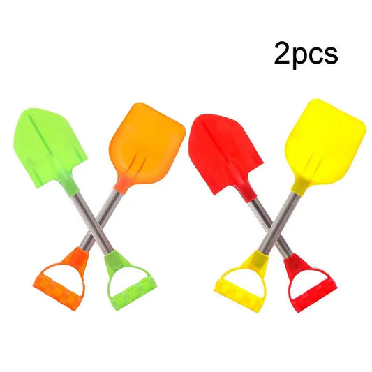2-Piece Children’s Summer Beach Toy Set with Sand Shovels for Outdoor Play