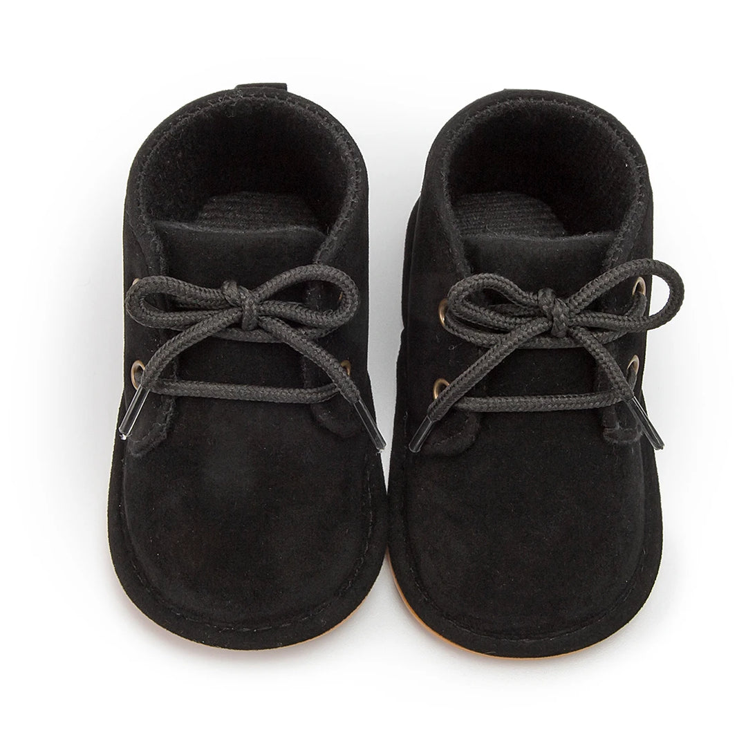 KIDSUN Baby Shoes Boys Classical Cotton Non-Slip Soft-Sole Rubber Sole Toddler Girl Boots Infant Crib First Walkers 3 Colors