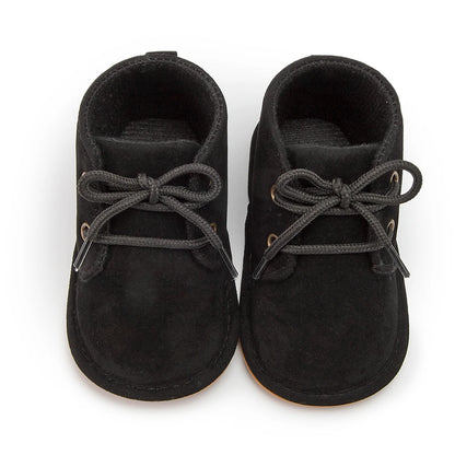 KIDSUN Baby Shoes Boys Classical Cotton Non-Slip Soft-Sole Rubber Sole Toddler Girl Boots Infant Crib First Walkers 3 Colors