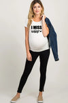 Brand New Women Pregnancy Clothes Baby Now Loading Pls Wait Maternity T-shirt Summer Short Sleeve Pregnant T-shirts
