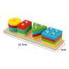 Wooden Montessori Animal Puzzles for Toddlers - Colorful 3D Cartoon Early Learning Educational Toy