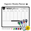 A3 Magnetic Weekly & Monthly Planner Whiteboard - Flexible Fridge Message & Drawing Board (11.7 x 16.5 in / 29.7 x 42 cm)