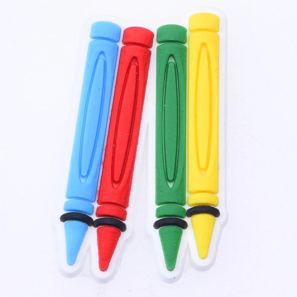 1-Piece Cute Cartoon Animal Shoe Charm for Kids — School Teacher Shoe Decoration Gift