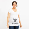 Summer Funny Cartoon Print Pregnancy T-Shirt | Maternity Tops | Plus-Size Short Sleeve for Pregnant Women | Hot Sale