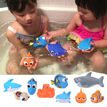 Baby Bath Water Spraying Squeeze Toy – Floating Rubber Animals for Kids