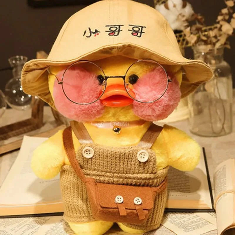 Lalafanfan Yellow Duck Plush Toy 30cm (11.8 Inches)