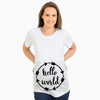 Brand New Women Pregnancy Clothes Baby Now Loading Pls Wait Maternity T-shirt Summer Short Sleeve Pregnant T-shirts