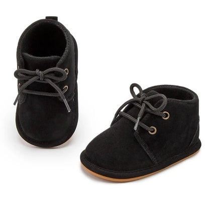 KIDSUN Baby Shoes Boys Classical Cotton Non-Slip Soft-Sole Rubber Sole Toddler Girl Boots Infant Crib First Walkers 3 Colors
