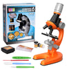 Kids Biology Microscope Kit with LED – 1200x Zoom for School Science Experiments