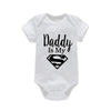 Newborn Baby Romper – "Daddy Is My Hero" Funny Print Bodysuit – Cute & Casual Infant Jumpsuit for Baby Boys & Girls
