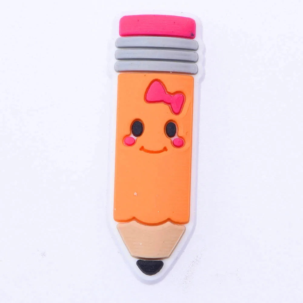 1-Piece Cute Cartoon Animal Shoe Charm for Kids — School Teacher Shoe Decoration Gift