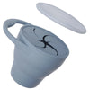 New Color Baby Silicone Snack Cup - Handheld Portable Food Storage, Foldable & Anti-Drop Snack Container for Babies