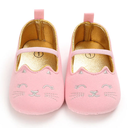 Summer Newborn Infant Baby Girls Princess First Walker Shoes – Soft Sole Sandals & Beach Slippers