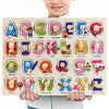 Montessori Wooden Puzzles, Hand Grab Boards, Tangram Jigsaw Baby Educational Toy, Cartoon Vehicle, Animals & Fruits 3D Puzzles