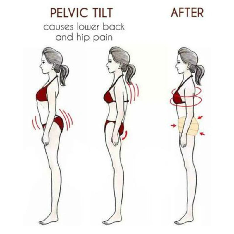 Hip-Up Pelvic Posture Correcting Belt, Support Band for Women, Breathable Maternity Pelvic Belt, Butt Lifter Abdomen Body Shaper Girdle