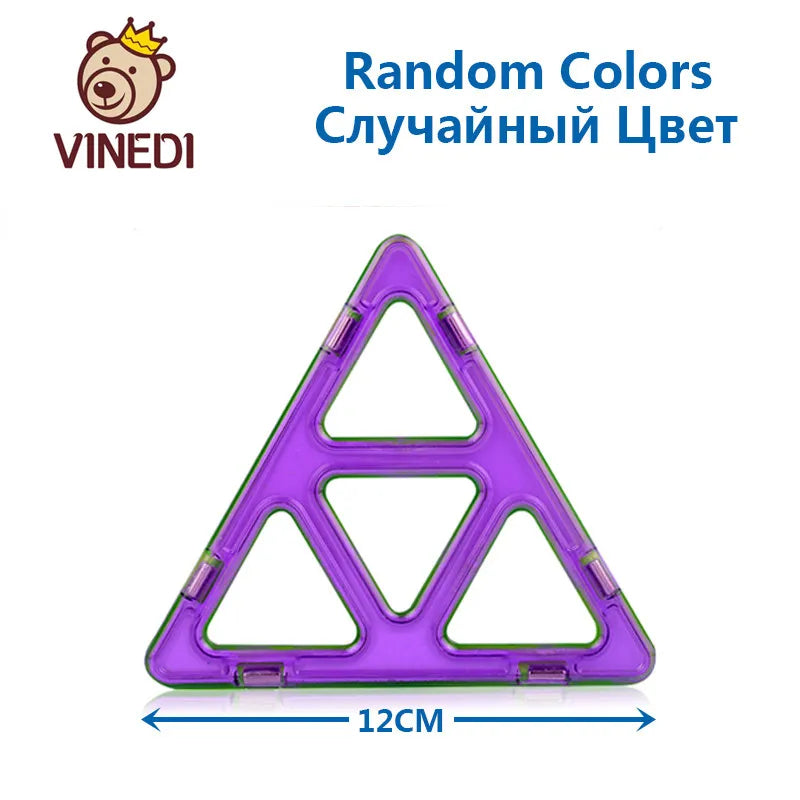 VINEDI Big Magnetic Blocks Designer Construction Set