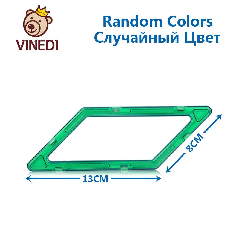 VINEDI Big Magnetic Blocks Designer Construction Set