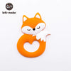 Baby Teether - Food Grade Silicone Cartoon Animal Duck, DIY Nursing Teething Pacifier Clip, Baby Toy & Teething Accessories