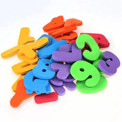 Foam Alphabet Bath Toy Set – 36Pcs Educational Floating Letters & Numbers