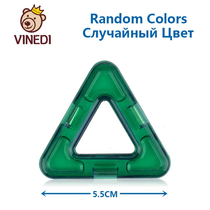 VINEDI Big Magnetic Blocks Designer Construction Set