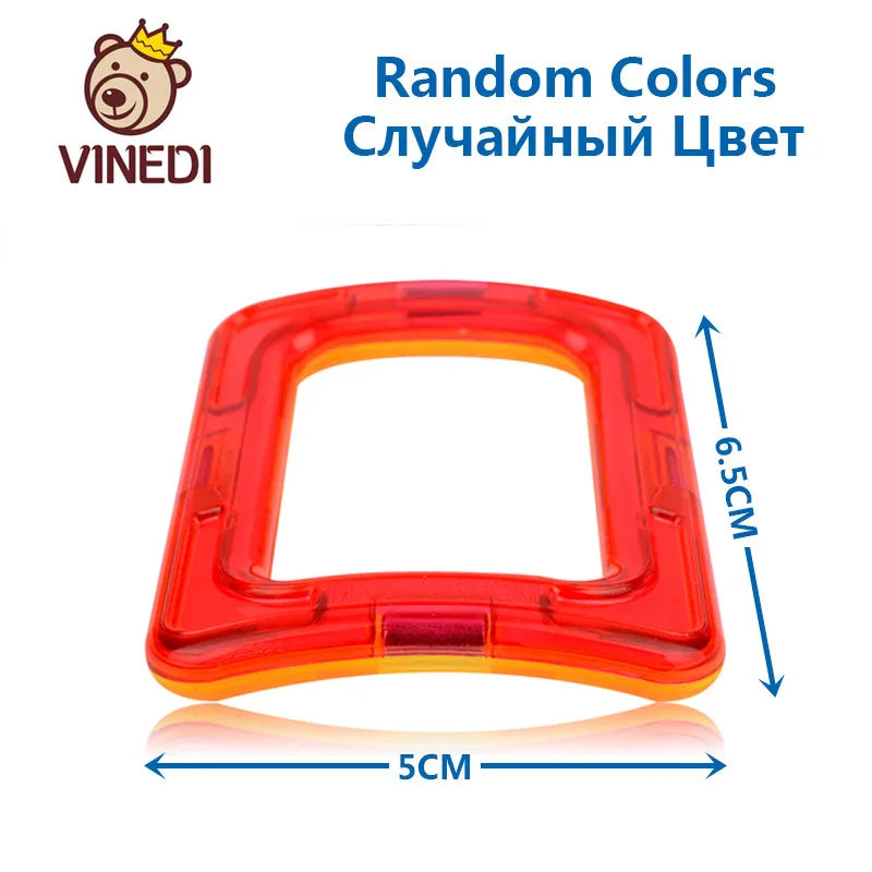 VINEDI Big Magnetic Blocks Designer Construction Set