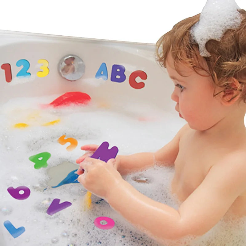 Foam Alphabet Bath Toy Set – 36Pcs Educational Floating Letters & Numbers